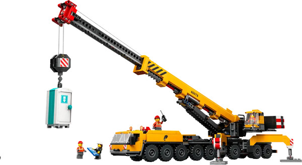 LEGO LEGO 60409 La grue de construction mobile jaune 673419388443