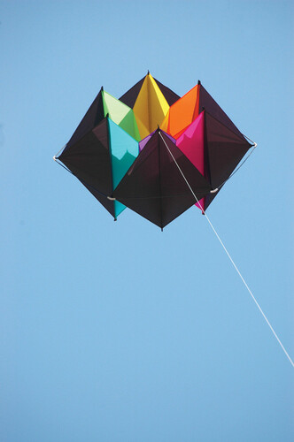 Premier Kites Cerf-volant acrobatique cellulaire en cristal (Crystal Box Kite) 630104110727
