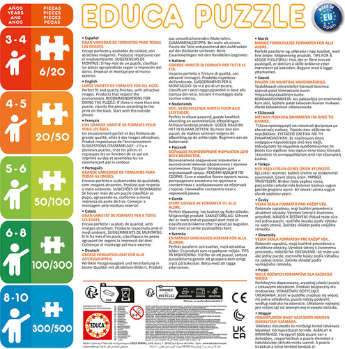 Educa Borras Casse-tête 48x2 - licornes magiques 8412668202238
