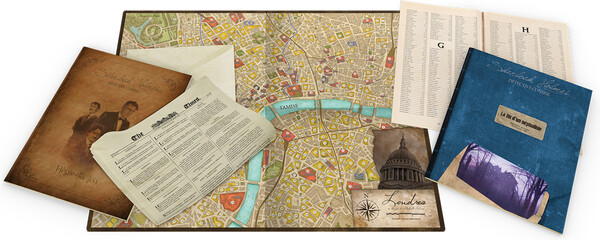 Asmodee Sherlock Holmes détective conseil - Carlton House et Queen's Park (fr) 9782370990082