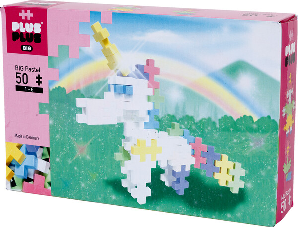 Plus-Plus Plus-Plus big Pastel Licorne 50 pièces 5710409200745