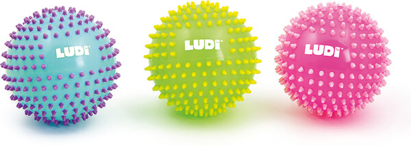 LUDI LUDI - Balles de massage sensoriel bicolores (unité) (varié) 3550833300688
