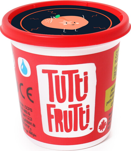 Tutti Frutti Pâte à modeler 100g fluo orange pêche (fr/en) 061404128639