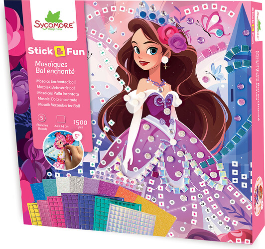 Sycomore stick'n fun - 5 mosaïques - bal enchanté 13517130014202
