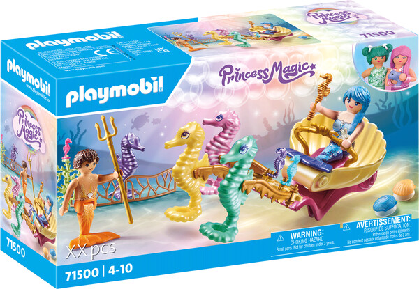 Playmobil Playmobil 71500 Caleche avec sirenes et hippocampes 4008789715005