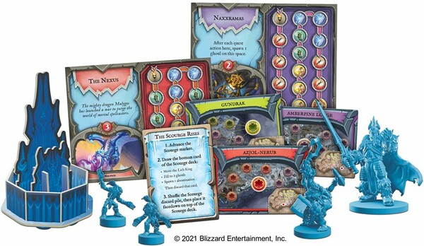 Z-Man Games World of Warcraft - Wrath of the Lich King (fr) a pandemic system game 3558380088110