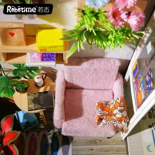 Robotime Mini maison à construire - Balcony Daydreaming 6946785164329