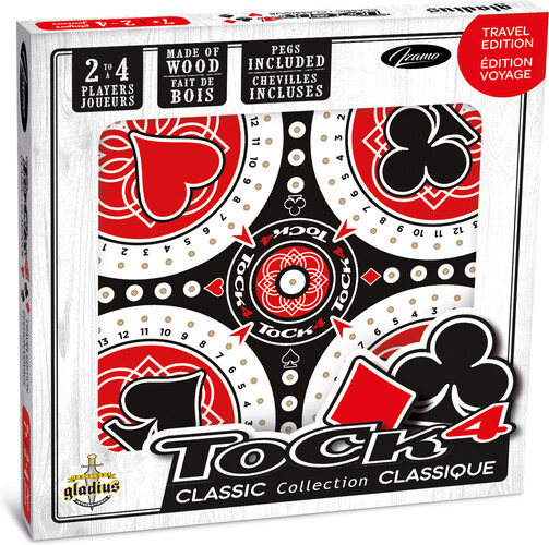 Gladius Bois toc/tock jeu 4 joueurs Classique Voyage 8'' (fr/en) 620373000140