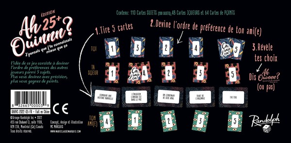 Randolph Pub Ludique Ah Ouinnn? Édition 25+ 832665000039