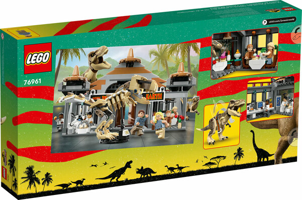 LEGO LEGO 76961 Le centre des visiteurs : l’attaque du T. rex et du vélociraptor 673419377522