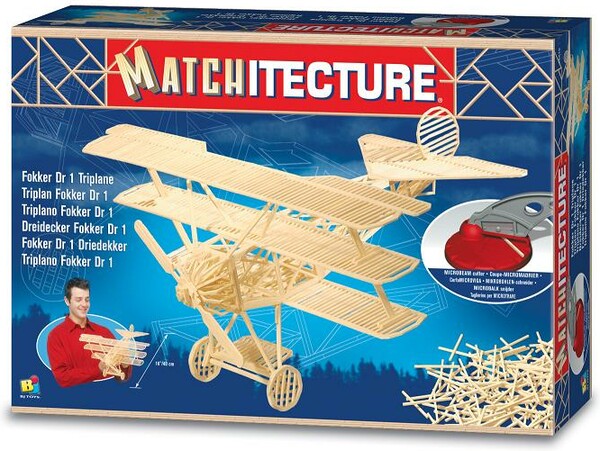 Matchitecture Matchitecture Avion triplan Fokker Dr 1 (fr/en) 061404066108