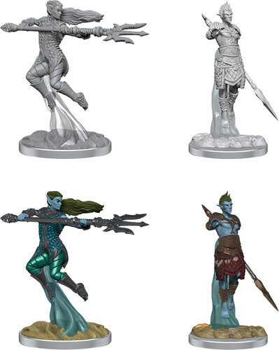 NECA/WizKids LLC Dnd unpainted minis - wave 20 sea elf fighters 634482906132