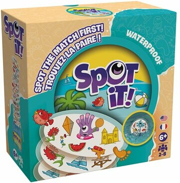 Zygomatic Spot it! / dobble (fr/en) beach (fr/en) - Rebrand (Box-Eco) 3558380136767