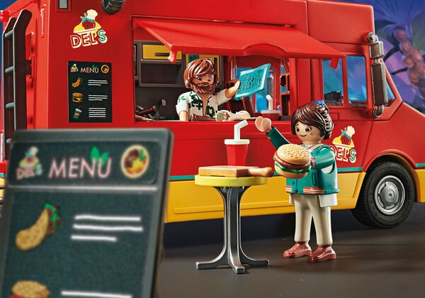 Playmobil Playmobil 70075 Playmobil le film Camion de cuisine de rue de Del (Food truck) 4008789700759
