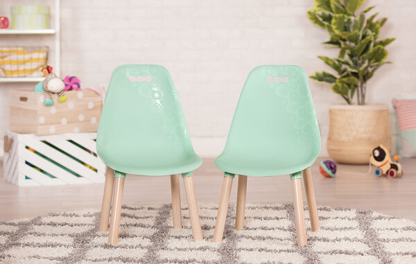 B. Brand Chaises menthe, ensemble de 2 062243340848