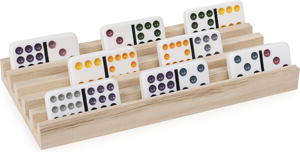 Support en bois pour domino 4 pièces 778988391808