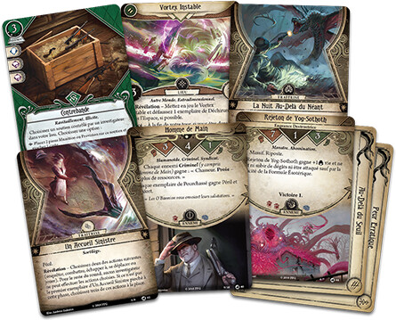 Fantasy Flight Games Horreur à Arkham jeu de cartes (fr) ext renouveau heritage dunwich 8435407623361