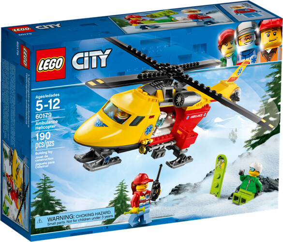 LEGO LEGO 60179 City L'hélicoptère-ambulance 673419279796