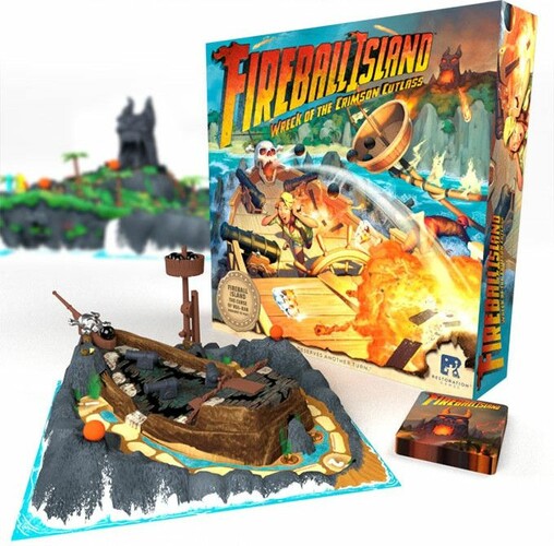 Restoration Games Fireball Island (en) ext Wreck of Crimson Cutlass 867825000345