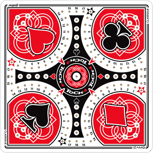 Gladius Bois toc/tock jeu 4 joueurs Classique Voyage 8'' (fr/en) 620373000140