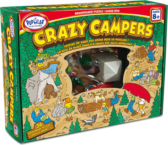 Popular Playthings Crazy Campers (fr/en) jeu de logique 755828702116