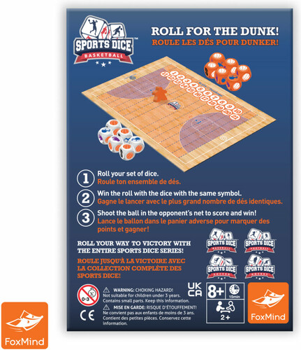 FunWiz Sports dice basketball (fr/en) 842710002307
