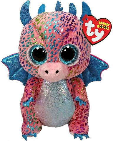 Ty Beanie boos (8") - flint - dragon multi 008421373468