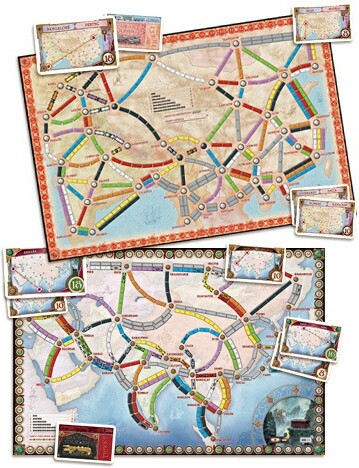 Days of Wonder Les aventuriers du rail (fr/en) ext Asie 824968117736