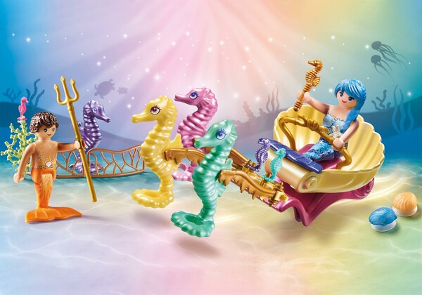 Playmobil Playmobil 71500 Caleche avec sirenes et hippocampes 4008789715005