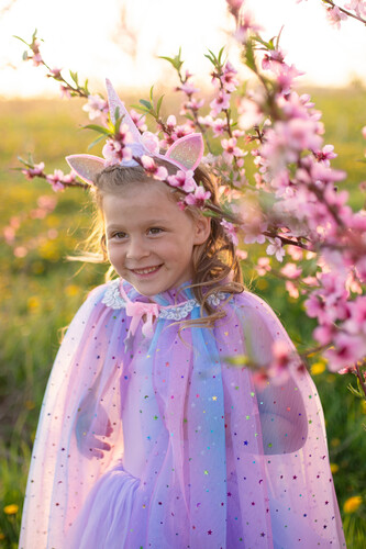 Creative Education Costume Cape arc-en-ciel Licorne avec bandeau, grandeur 4-6 771877514258