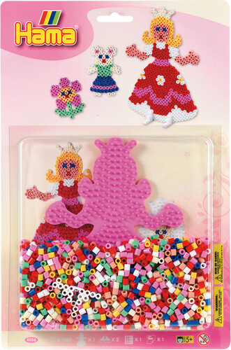 Hama Hama Midi 1100 perles et plaque princesse 4056 028178040567
