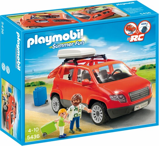 Playmobil Playmobil 5436 Voiture avec coffre sur le toit (mai 2014) 4008789054364