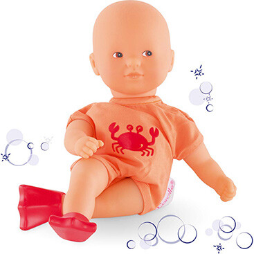 Corolle Corolle Mini bain bébé poupée caucasien avec des palmes 20 cm (unité) (varié) 887961436150