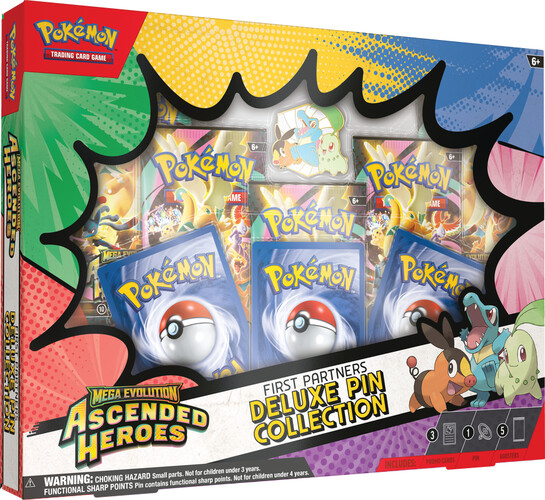 Pokémon Pokemon Mega Evolution 2.5 - ascended heroes - first partners deluxe pin collection 196214141421