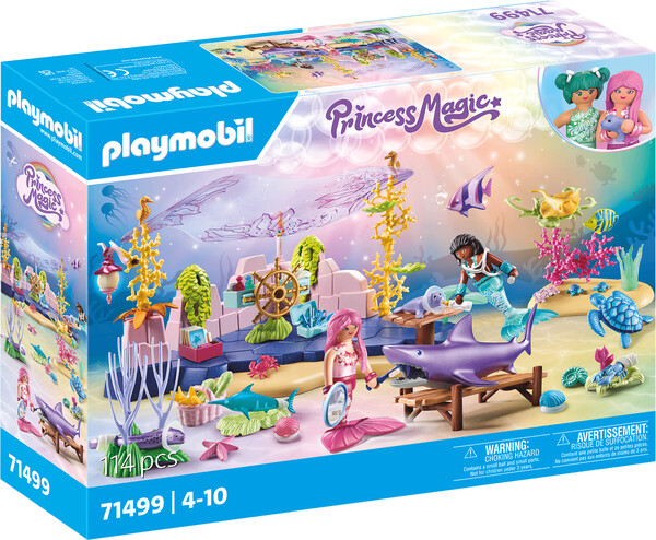 Playmobil Playmobil 71499 Centre de soins des sirenes pour animaux marins 4008789714992