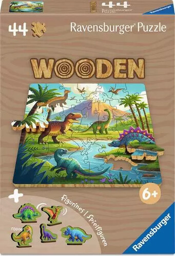 Ravensburger casse-tête Casse-tête 44 Pièces en bois - Dinosaures 4005555040842