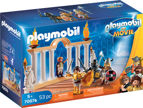 Playmobil Playmobil 70076 Playmobil le film Empereur Maximus et Colisée 4008789700766