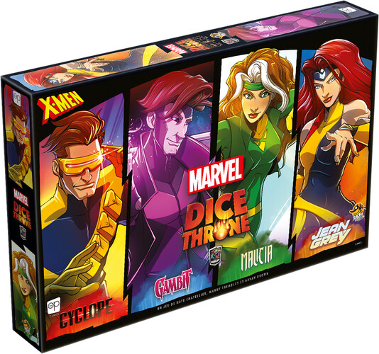 Lucky Duck Games Dice Throne (fr) Marvel - X-Men : Cyclops vs. Gambit vs. Rogue vs. Jean Grey 5905965252370