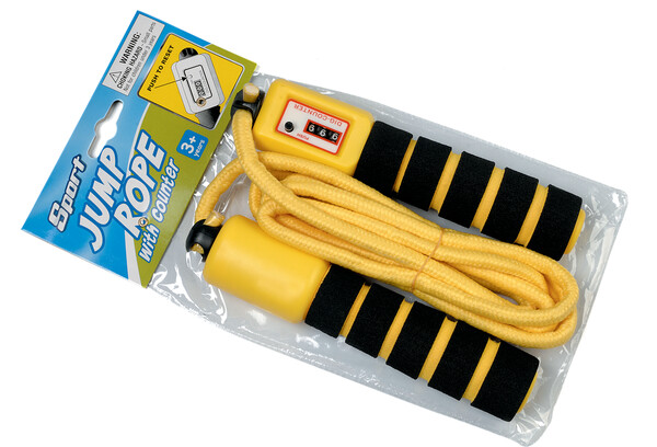 Corde à sauter 7' avec compteur (corde à danser) 057359886854