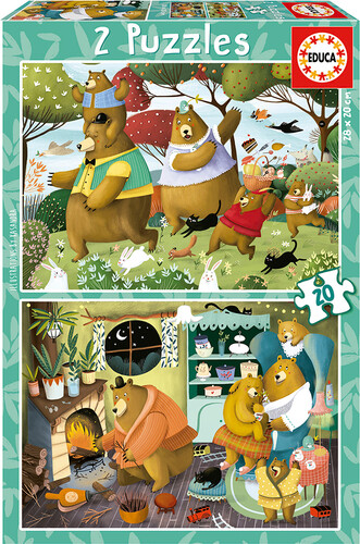 Educa Borras Casse-tête 20x2 - contes de la forêt 8412668196865