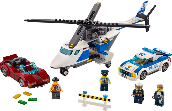 LEGO LEGO 60138 City La course-poursuite en hélicoptère 673419263825