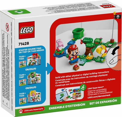 LEGO LEGO 71428 Super Mario - Ensemble d’extension forêt de yoshi 673419391740