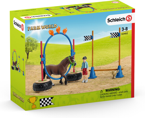 Schleich Schleich 42482 Course d'agility pour poney 4059433572963