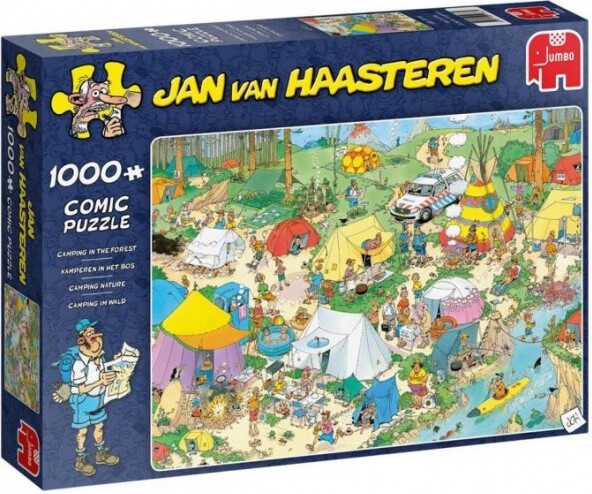 Jumbo Casse-tête 1000 Jan van Haasteren - Camping Nature 8710126190869