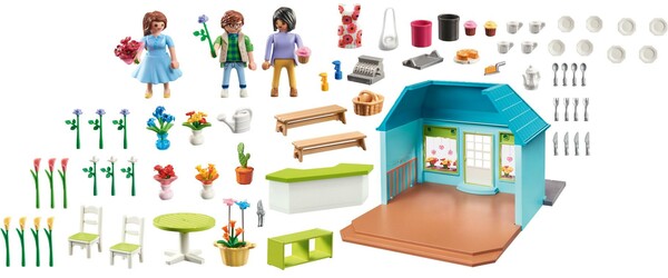Playmobil Playmobil 71807 Boutique de fleuriste et salon de the 4008789718075