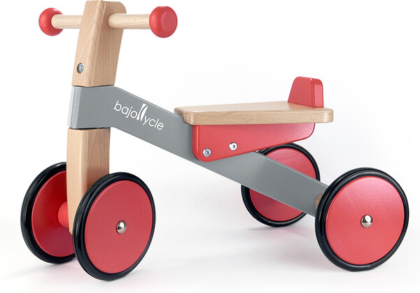 BAJO Bajo Bajocycle en bois Rouge 5906554209591