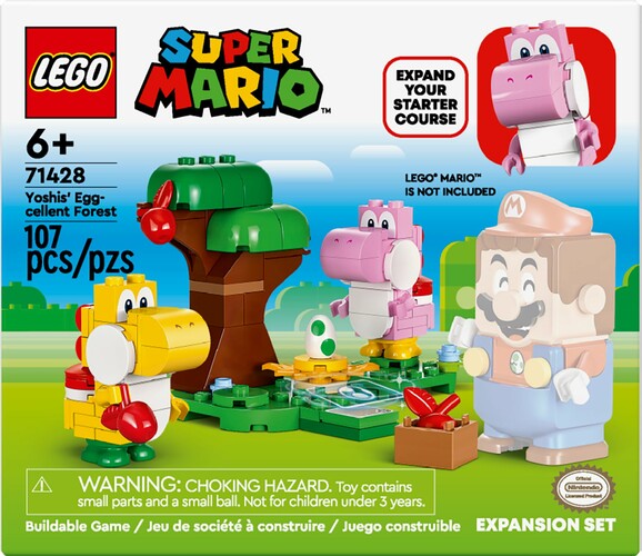 LEGO LEGO 71428 Super Mario - Ensemble d’extension forêt de yoshi 673419391740