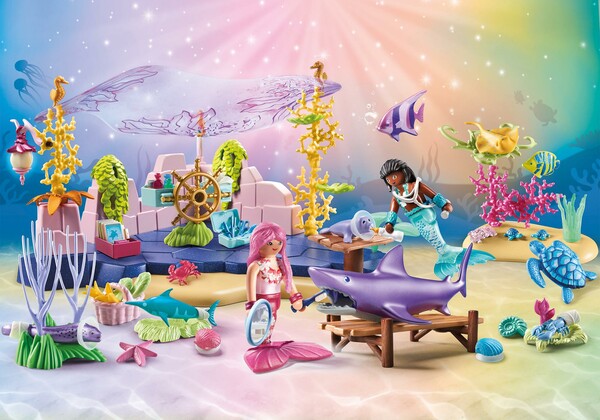 Playmobil Playmobil 71499 Centre de soins des sirenes pour animaux marins 4008789714992