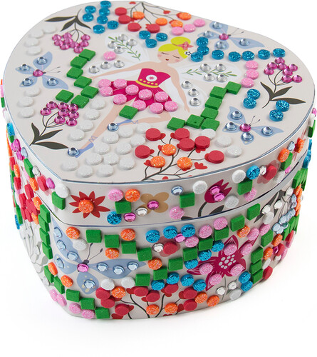 Sycomore stick'n fun - 3d mosaïques boîte à musique cœur ballerine 3517130013451