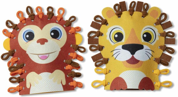Melissa & Doug Loop It! Beginner Craft Kit - Safari Puppets Melissa & Doug 40186 000772401869
